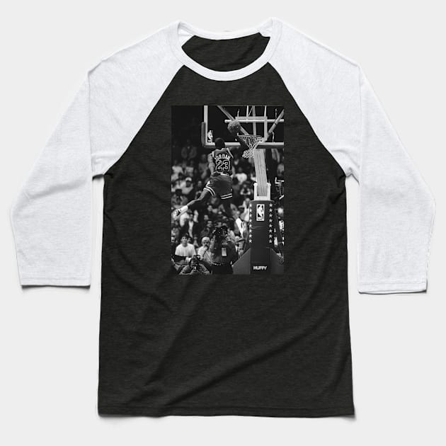 BASKETBALLART -JORDAN BLACK WHITE 1 Baseball T-Shirt by JORDAN-ART23